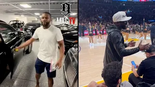 "We Got So Many Choices" Floyd Mayweather Struggles Getting Ready To Attend The Laker Game! 🚗 🛩🏀