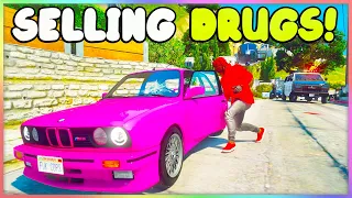 I Spent 24 Hours Selling Drugs in GTA 5 RP..