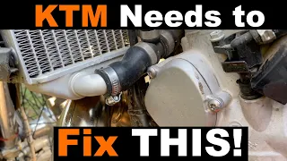 2020 KTM Power Valve Puncture! | Trail Hack and Shop Fix! KTM needs to fix this!