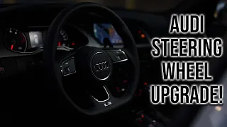 AUDI ALLROAD | B8 TO B9 STYLE STEERING WHEEL CONVERSION!