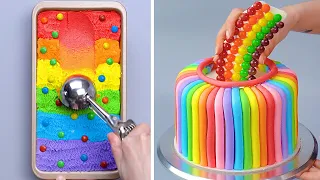 Fun & Creative Rainbow Cake Decorating Ideas | So Yummy Dessert Tutorials For Your Family!