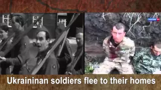 13.11.2014 Ukrainian soldiers lfee to their homes. Breaking news from Ukraine, DPR, LPR