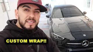 WRAPPING MY MERCEDES W206 IN LESS THAN 24 HOURS!!