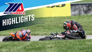 MotoAmerica Medallia Superbike Race 2 Highlights at Pittsburgh 2023