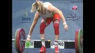 2013 European Weightlifting Women's 69 Kg Snatch