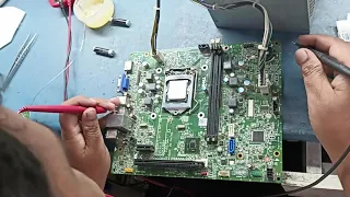 how to 100% chek pch faulty on the dell 3020 optiplex motherboard