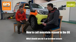 How to call mountain rescue in the UK