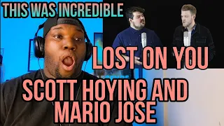 Scott Hoying & Mario Lopez | Lost On You | LP and Hans Zimmer Cover | Reaction