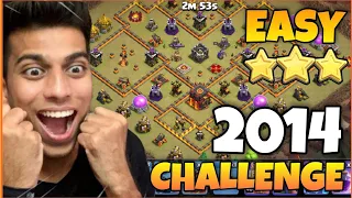 EASILY DESTROY 2014 CHALLENGE CLASH OF CLAN EASY 3 STAR COMPLETE SUMIT 007 MANAN @sumit007yt