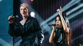 Camila Cabello & MGK Give SULTRY "Bad Things" Performance on The Late Late Show With James Corden