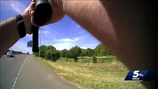 Bodycam video released in officer-involved shooting on I-35 in OKC