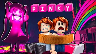 A PINKY e SEUS AMIGOS nos PRENDERAM (Roblox Let’s Run)