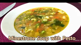 Minestrone Soup with Pesto