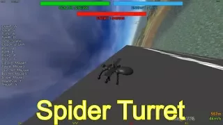 Flying Climbing Spider Robot with Turret - Machinecraft