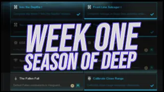 Destiny 2: Challenges | Week 1 | Season of the Deep