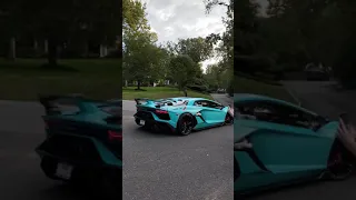 Lamborghini Aventador SVJ Flyby *Blu Glauco*