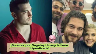 ¡Su amor por Cagatay Ulusoy la tiene hipnotizada! #cagatayulusoy #cagatay #hazalkaya #femir #feriha