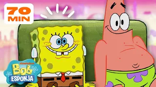 Bob Esponja | ¡Cada vez que Bob Esponja ABANDONA Fondo de Bikini! | Bob Esponja en Español