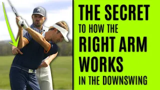 GOLF: The Secret To How The Right Arm Works In The Downswing