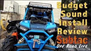 UTV Sound System On A Budget | Install And Review