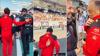 Sticker war between Redbull and Ferrari | Max Verstappen being a menace on & off track