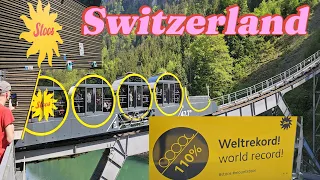 Stoosbahn,Switzerland The Steepest Funicular Railway in The World/@WannafeelFamily