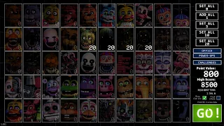 Phantom Foxy , Phantom Puppet and Phantom Chica in Ultimate Custom Night ! [MOD]