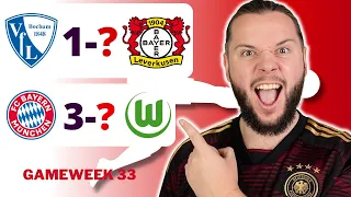 Bundesliga Gameweek 33 Predictions & Betting Tips!