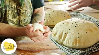 This Turkish Flatbread is Mind Blowing!! | How To Make Lavash Flatbread