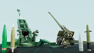 M777 vs 2a65 | excalibur vs krsnopol