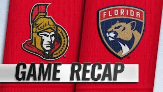 Senators top Panthers to end seven-game skid