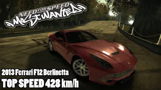 NFS MW | 2013 Ferrari F12 Berlinetta | Junkman Tuning | Speed Test | REDUX MOD | From Forza Horizon