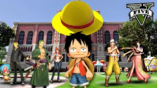 ကျွန်တော် One Piece ကျောင်းတော်ကြီးမှာပညာသင်ယူခဲ့တယ် | One Piece School in GTA V | SMART On Live