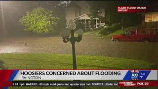 Irvington neighbors brace for more rain a week after flash floods