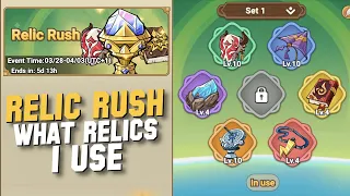 DAY 22 RELIC RUSH & What relics I use in Legend of Mushroom