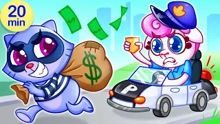 🚓 Police Officer Song + ⛔️Danger song | + Best Kids Songs | Paws And Tails