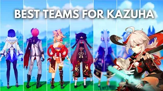 7 TEAMS for KAZUHA You MUST TRY [ Genshin Impact ]