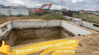 Услуги Экскаватора Грозный,Копка подвального помещения,Работа на экскаваторе Doosan 190