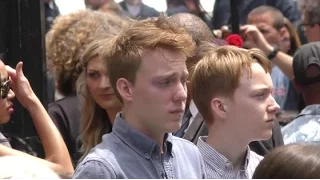 JODIE FOSTER's son CHARLES arrives too late to see her Hollywood Walk of Fame induction