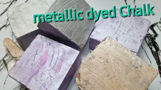 Metallic dyed Fresh Gym Chalk Blocks | Plain Jane | Crunchy | Crispy | Oddly Satisfying | Relax