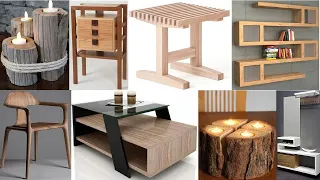 Stylish wood furniture ideas from left over wood / wooden decorative pieces as woodworking ideas