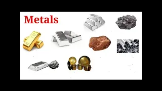 Metals name in English | Differenct types of metal | Name of metals | 14 metals name |@Yanshteaches