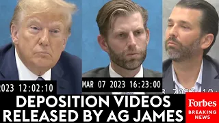 Depositions Of Former Pres. Trump, Trump Jr., And Eric Trump Released During NYC Civil Fraud Trial