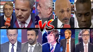 Compilation Tutte le Liti in diretta Interviste Serie A Lite Calciatori allenatori SKY CALCIO DAZN