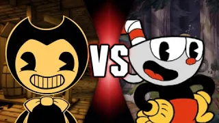 Bendy VS Cuphead (Bendy and The Ink Machine VS Cuphead) [Sprite Animation]