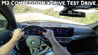 2023 BMW M3 Competition xDrive POV Test Drive