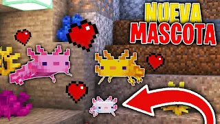 👉COMO DOMAR un AJOLOTE *NUEVA MASCOTA* en MINECRAFT 1.17!