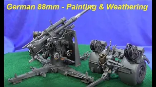 Tamiya 1/35 German 88mm Gun - Painting & Weathering