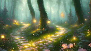 A Magical Forest l  Summer Ambience | Fantasy Ambience | Ambient Sounds |Sleep 8 Hr