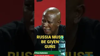 Julius Malema says that SA must support Russia #juliusmalema